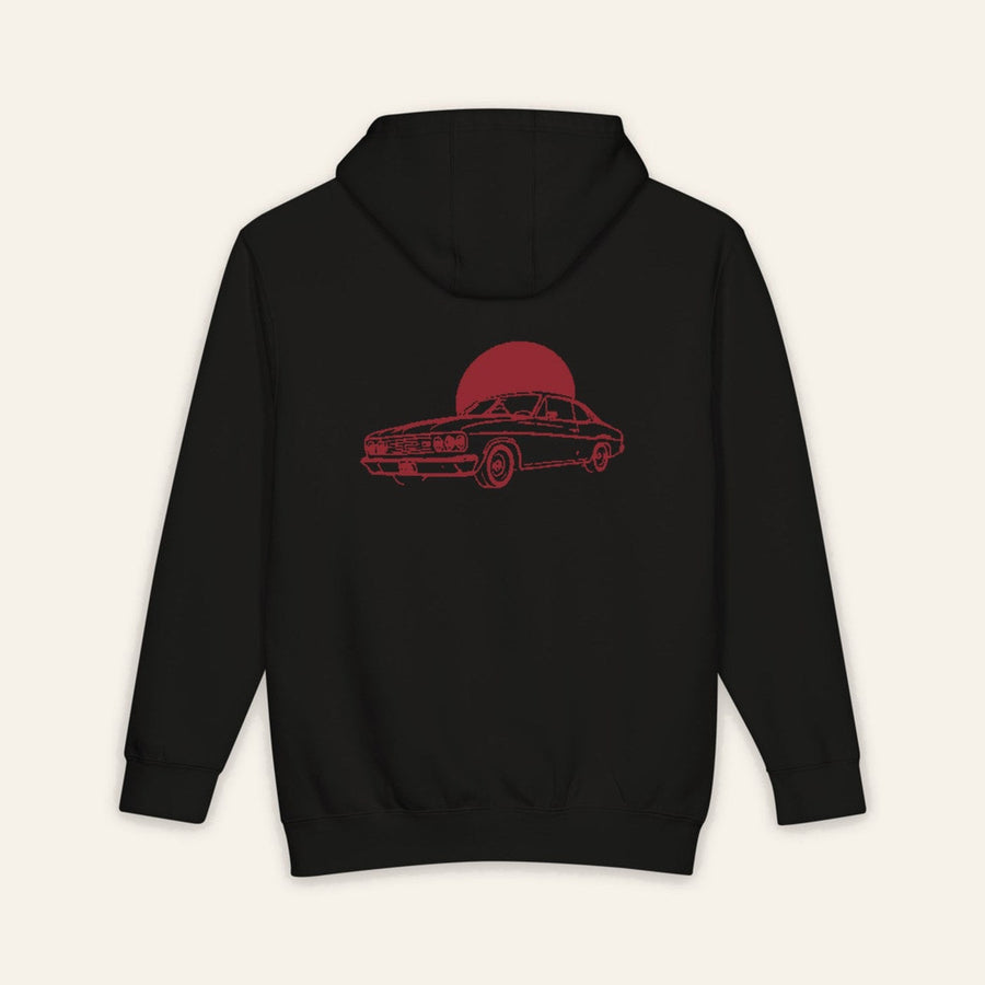 The Del Barrio Hoodie, back print.