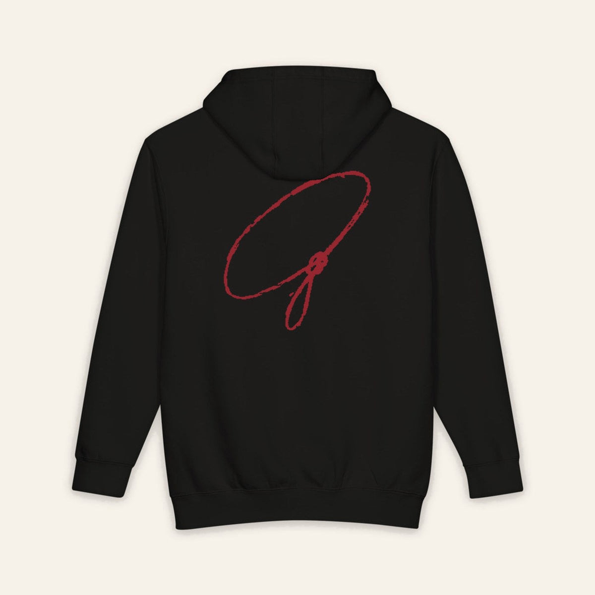 The Del Rancho Hoodie, back print.
